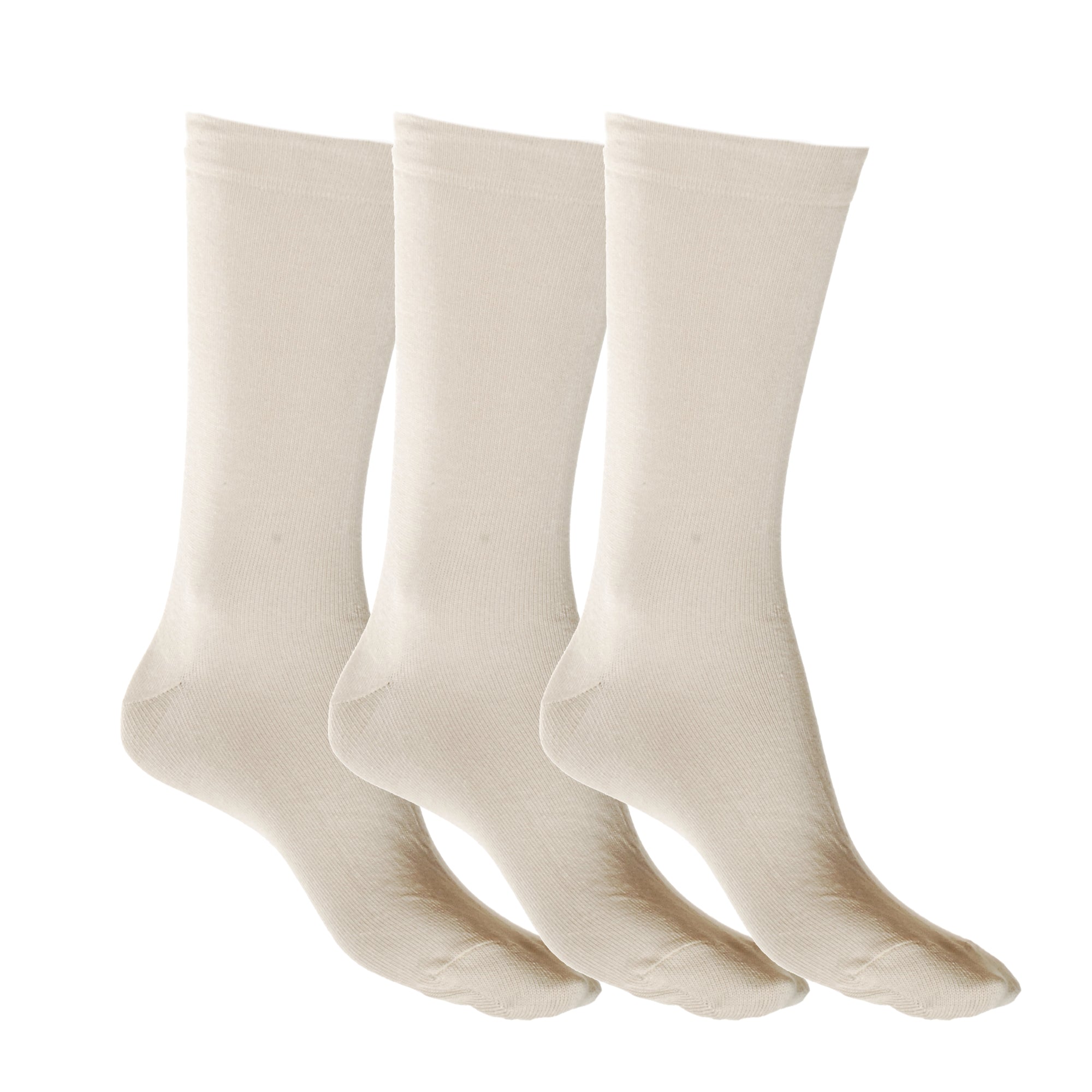 Loose Top Cotton Sock with Tough Toe™ Putty - 3 Pack Sale