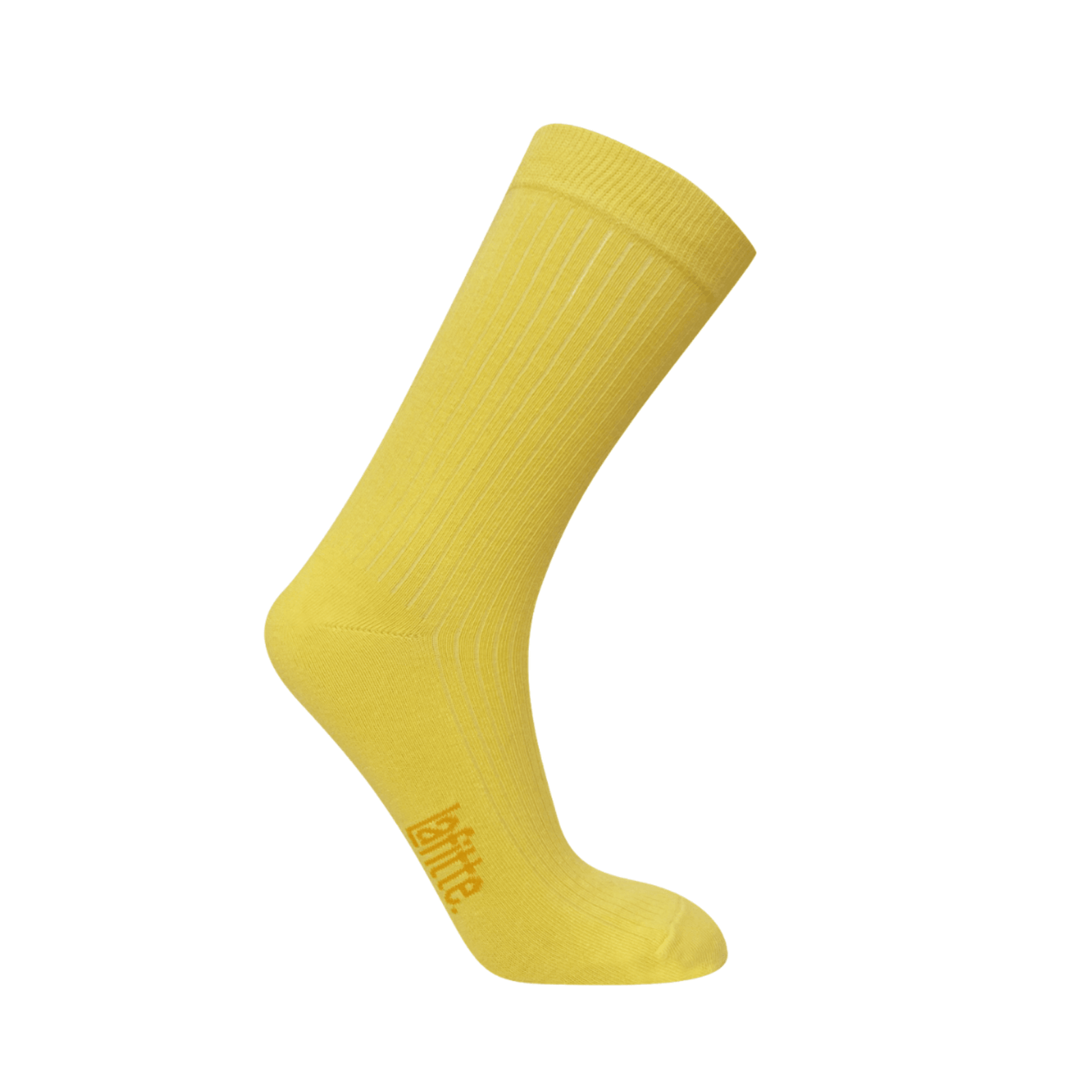 Rib Crew Socks | Cotton | AUSTRALIAN MADE | Yellow
