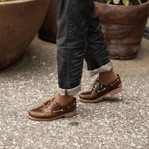Heritage Crew Socks | Cotton | AUSTRALIAN MADE | Mocha