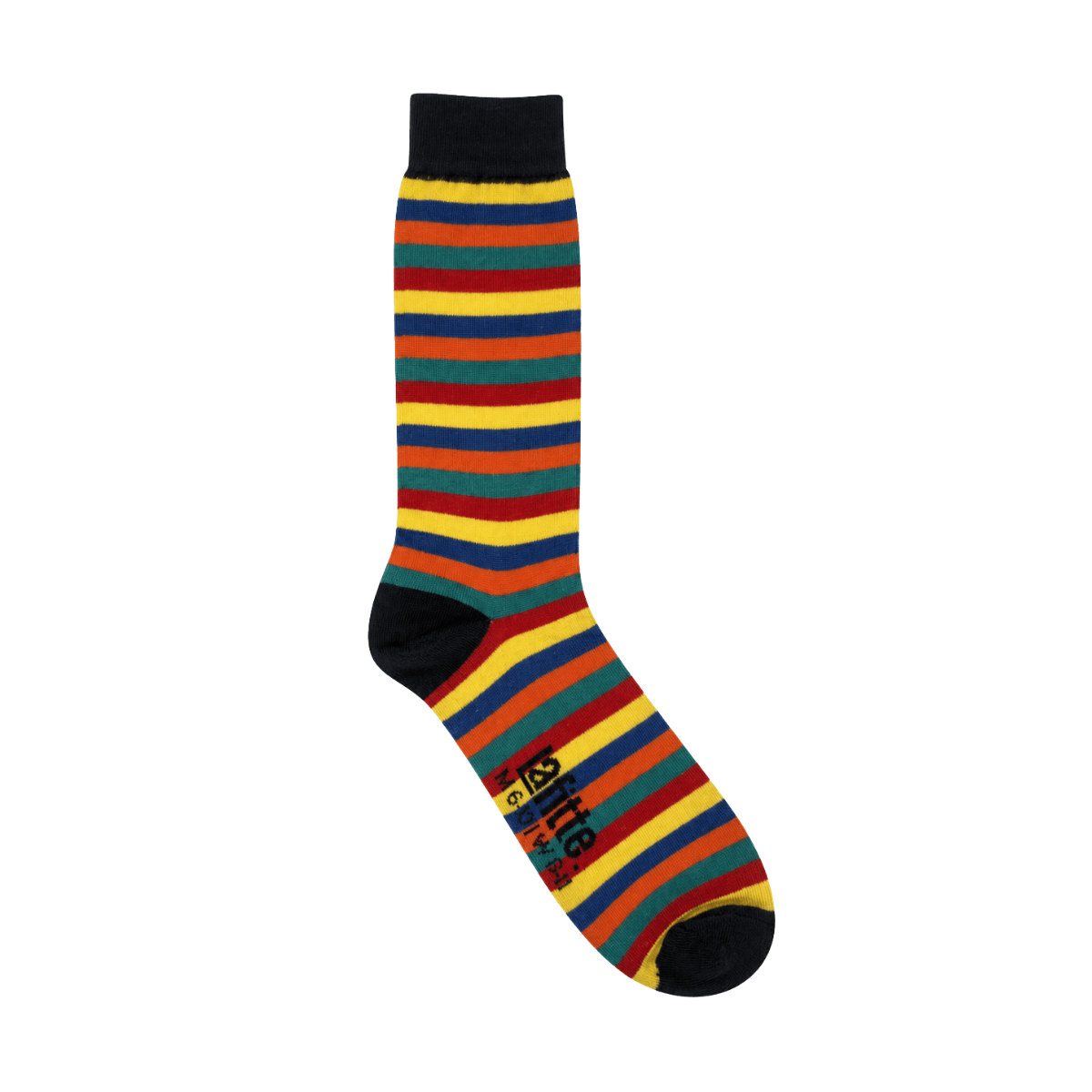 Thin Stripe Crew Socks | Cotton | AUSTRALIAN MADE