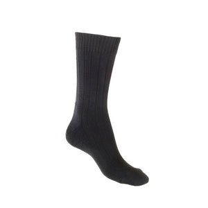 Bamboo Cushion Foot Crew Socks | AUSTRALIAN MADE | Black