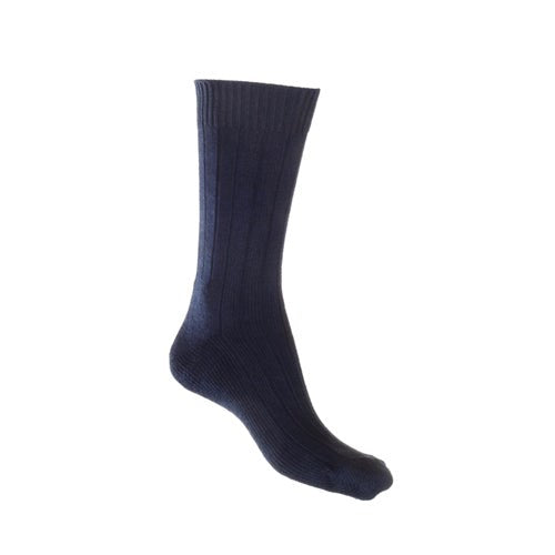 Bamboo Cushion Foot Crew Socks | AUSTRALIAN MADE | Navy