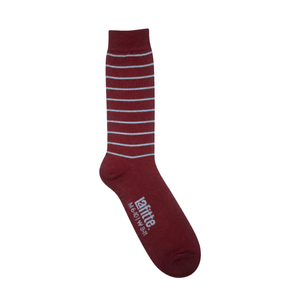 Fine Stripe Crew Socks | Cotton | AUSTRALIAN MADE