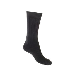 Bamboo Cushion Foot Crew Socks | AUSTRALIAN MADE | Black