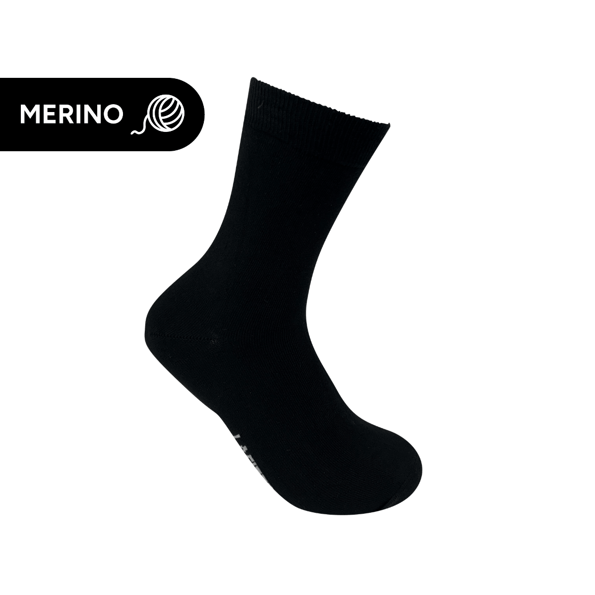 Merino Wool Crew Socks | AUSTRALIAN MADE | Black