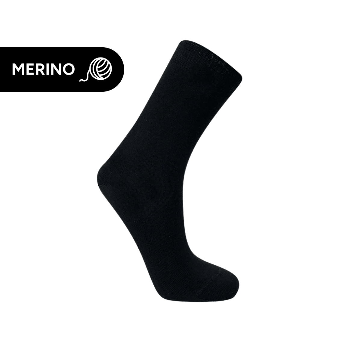 Merino Wool Crew Socks | AUSTRALIAN MADE | Black