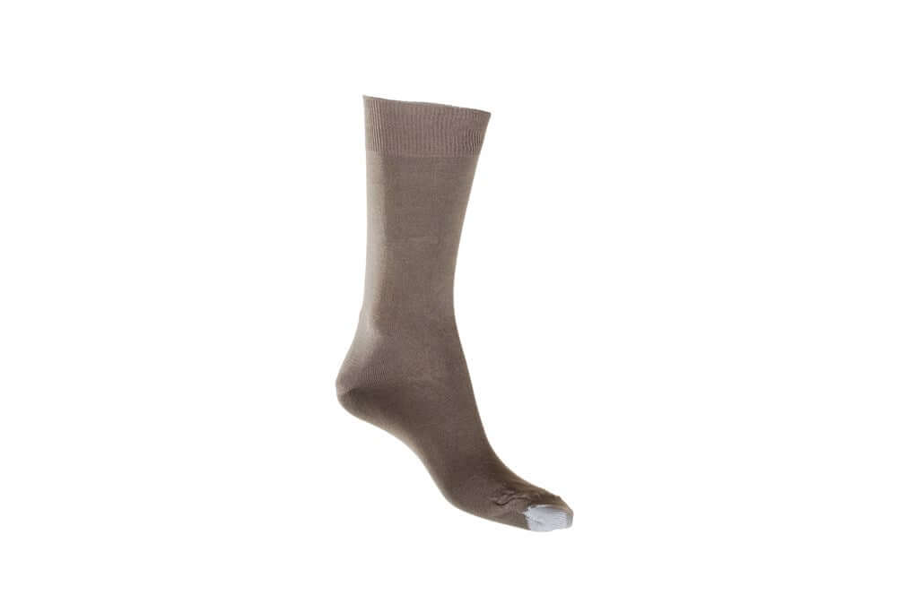 silk touch cotton socks, earth, with a reinforced toe