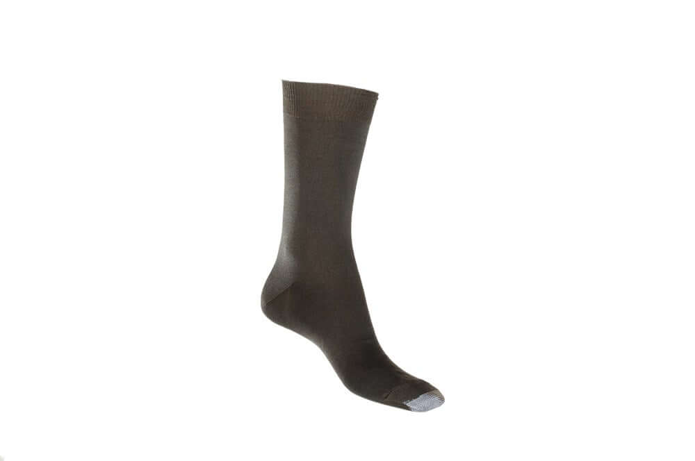 Silk Touch Cotton Crew Socks with Tough Toe | Jungle