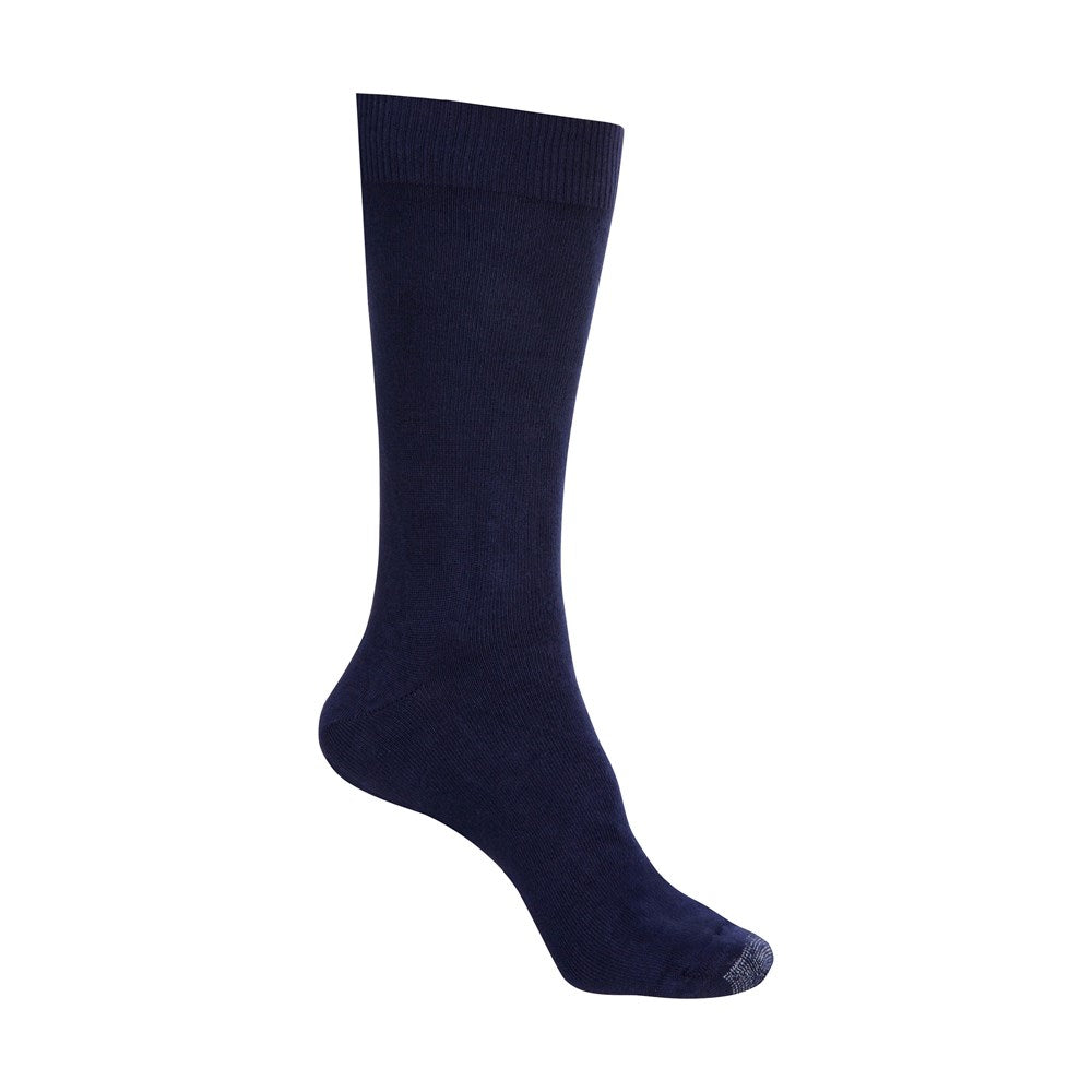 Loose Top Cotton Crew Socks with Tough Toe™ | AUSTRALIAN MADE | Navy
