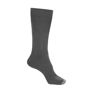 Loose Top Cotton Crew Socks with Tough Toe™ | AUSTRALIAN MADE | Charcoal