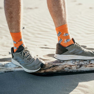 Bilby Crew Socks | Bamboo | Endangered Australian Animals Range | AUSTRALIAN MADE