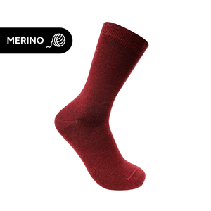 Merino Wool Crew Socks | AUSTRALIAN MADE | Maroon