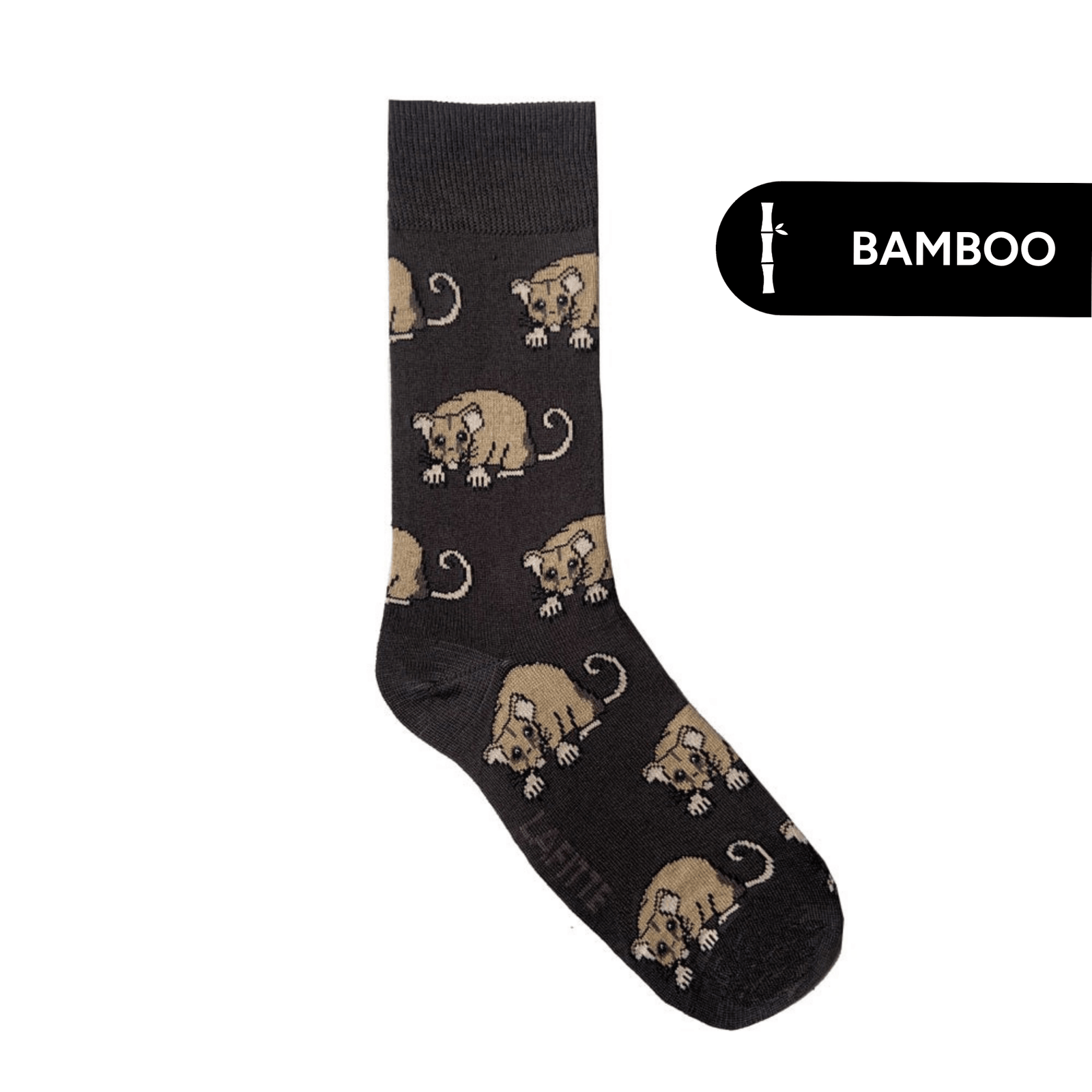 Mountain Pygmy Possum Crew Socks | Bamboo | Endangered Australian Animals Range | AUSTRALIAN MADE