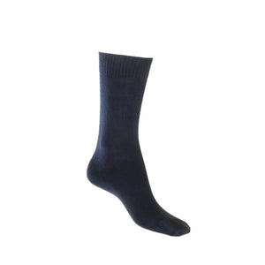 Cushion Foot Cotton Crew Socks | AUSTRALIAN MADE | Navy