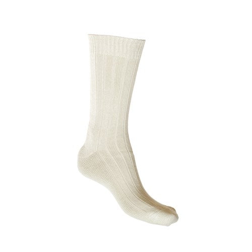 Cushion Foot Cotton Crew Socks | AUSTRALIAN MADE | Oatmeal