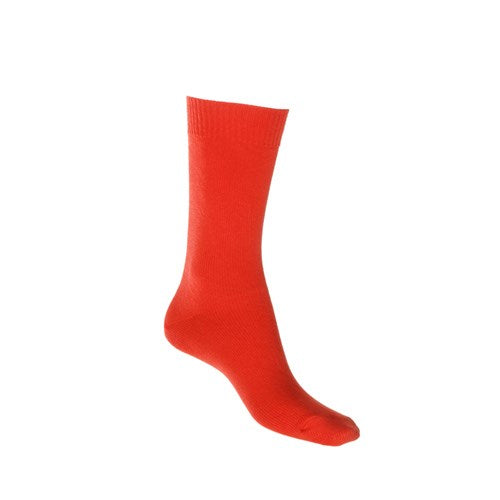 Mid-Weight Cotton Crew Socks | AUSTRALIAN MADE | Red