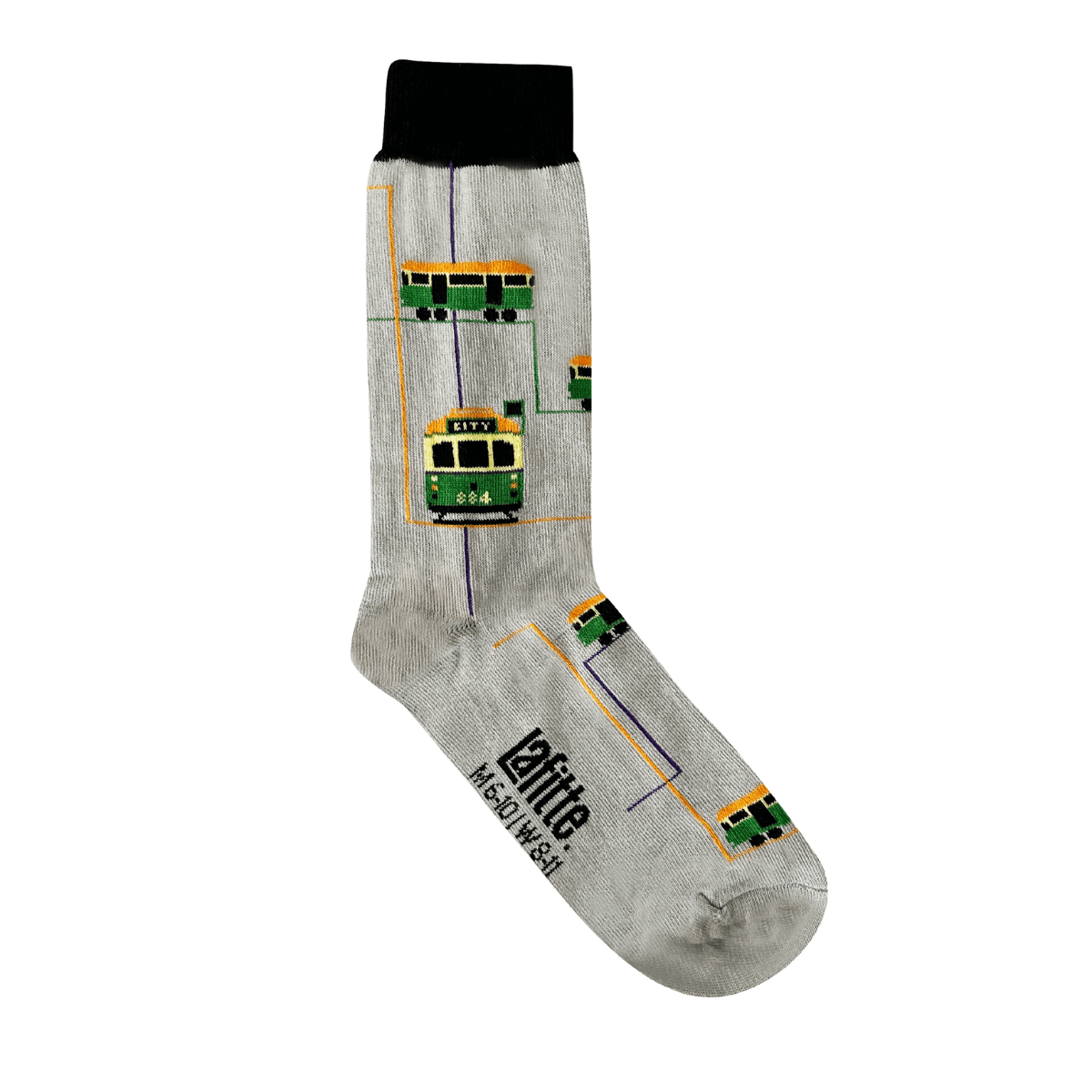 Tram City Circle Crew Socks | Cotton | AUSTRALIAN MADE