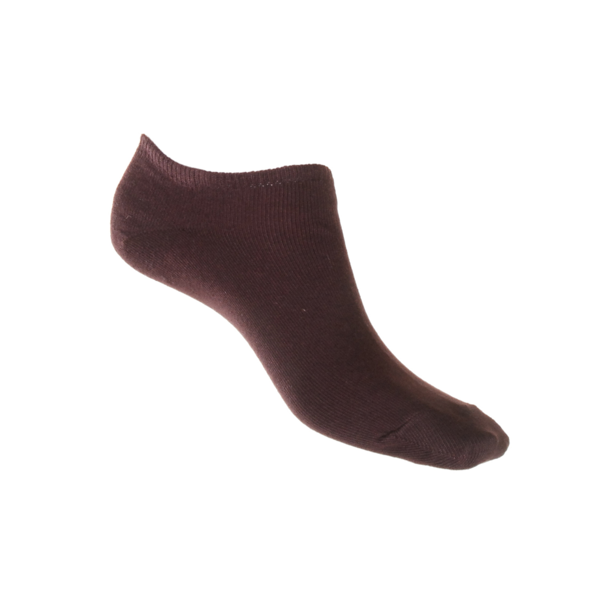low cut no see ped socks cotton man woman burgundy