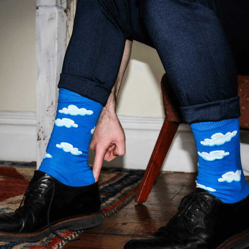 blue cloud socks by lafitte for men and women aus