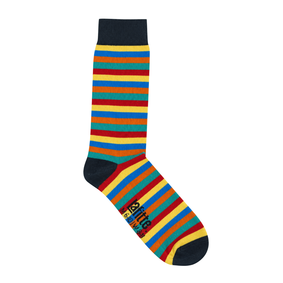 Thin Stripe Crew Socks | Cotton | AUSTRALIAN MADE
