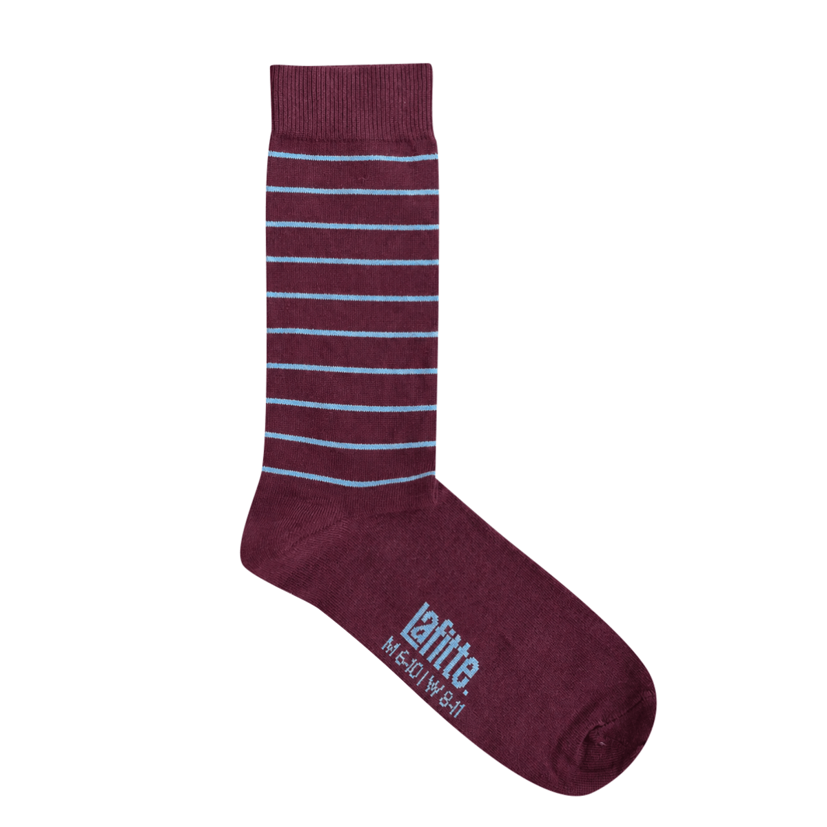 Fine Stripe Crew Socks | Cotton | AUSTRALIAN MADE