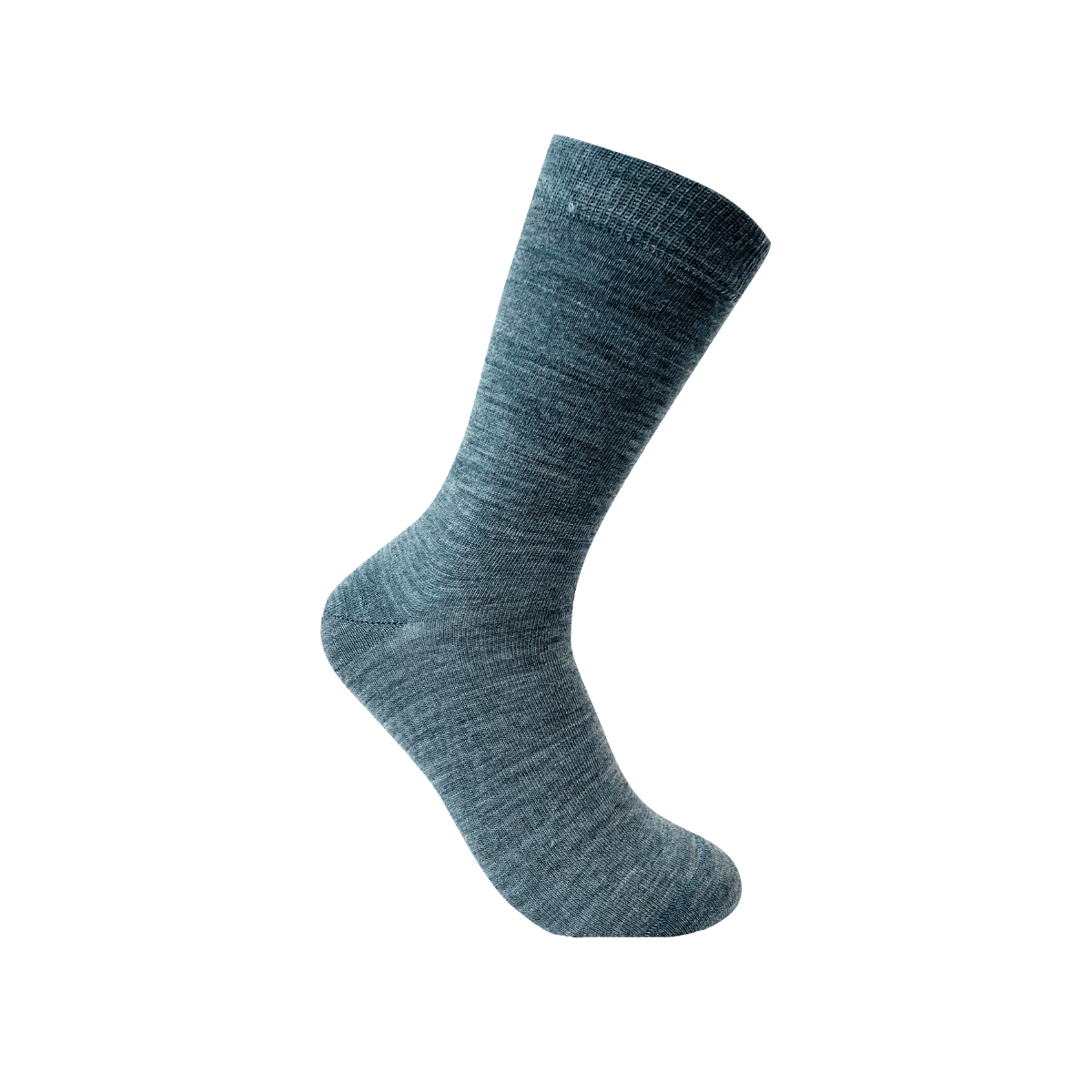 Australian merino wool mens crew sock light blue 