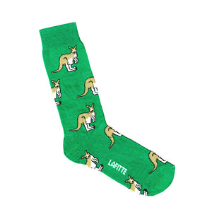 Kangaroo Socks - Green | Shop Online | LAFITTE Australia