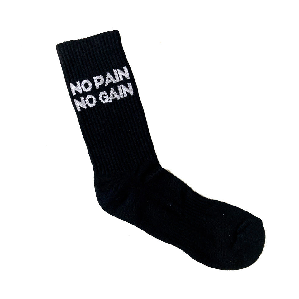 Sports Crew Sock - No Pain No Gain