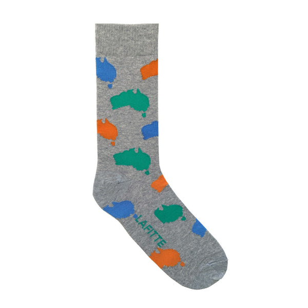 Australian Maps Sock