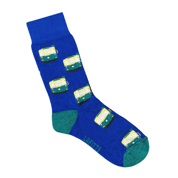 Australiana Print Socks | Tram Print Socks | LAFITTE Online Australia